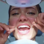 نحوه صحیح کشیدن نخ دندان: راهنمای کامل برای سلامت دهان و لثه